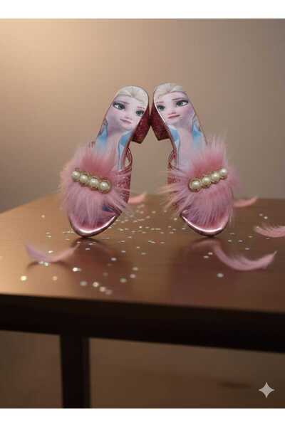 SGF KIDS Papuci roz pentru copii cu personaje