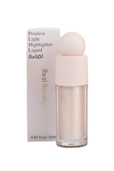 real beauty إضاءة سائلة من ريل بيوتي، لمسة نهائية لؤلؤية لامعة 15 مل
