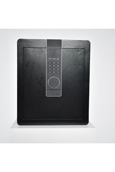 Other Seif de casa blindat - Otel Q235, Inchidere electronica si cheie - 45x38x32 cm, Negru
