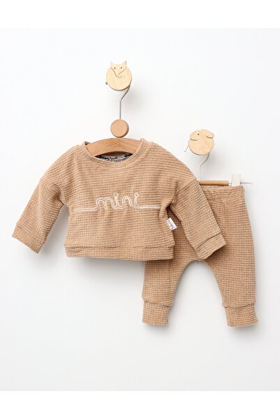 MiniKids Costumas gofrat Mini model bej 80 (9-12 luni)