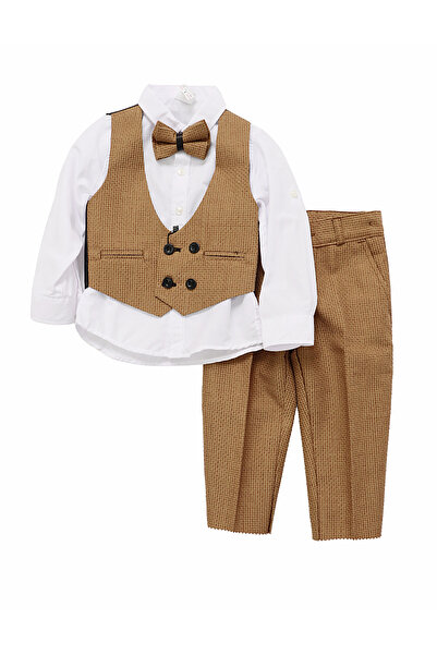 MiniKids Costum premium Tom Shelby bej 152 (11-12 ani)