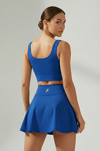 EMFURE Saks High Waist Tennis and Yoga Skirt - Mini Sports Skirt with Double ...