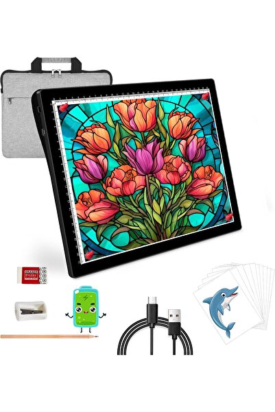 Other A4 LED Drawing Board - Rechargeable, 5 Brightness Levels, Portable - US...