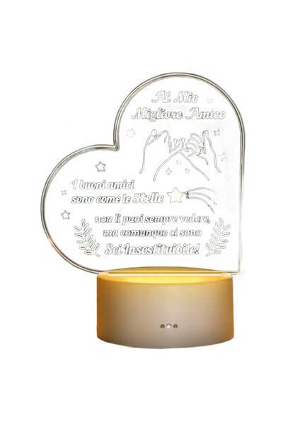 Other Personalized LED Statuette Friendship - Acrylic, 7 Colors, Touch - 14.5...