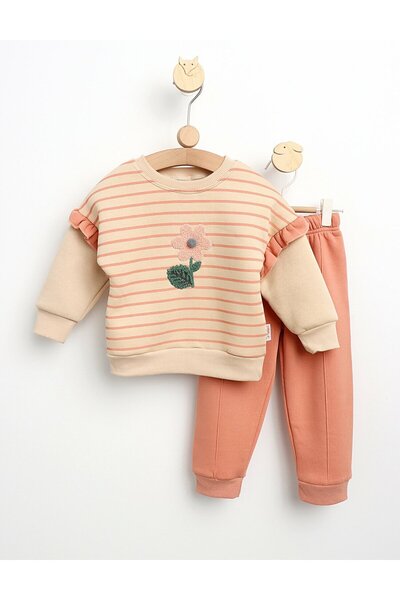 MiniKids Costumas vatuit O Floricica model roz 116 (5-6 ani)