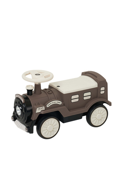Kinderauto Premergător trenuleț vintage Kinderplay — Maro, 18–30 m
