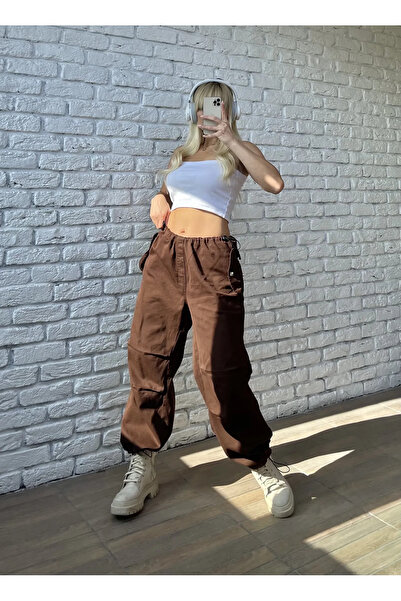 DAĞON'S Pantaloni tactici largi cu elastic