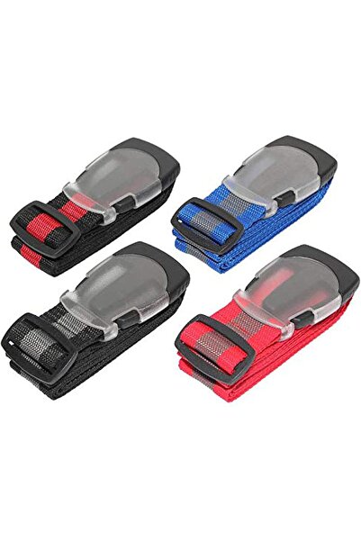 Other Set of 4 Suitcase Straps - Adjustable 96-180cm, Durable PC/PA Material ...