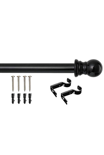 Other Telescopic Curtain Rod - Metallic, Adjustable 76-228 cm, Diameter 2.5 c...