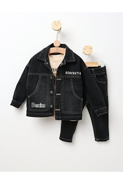 MiniKids Jeans set, Denim Generation, black 110 (4-5 years)