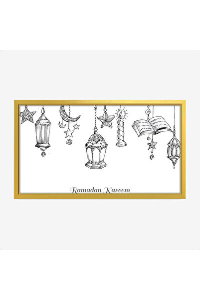 Tajridhome لوحة كانفاس رمضان - ديكور روحاني أنيق للبيت - لوحات رمضانية فخمة -...