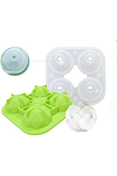 Other Formă Gheață Silicon Sfere - 4 Compartimente, Diametru 5 cm, Fără BPA, ...