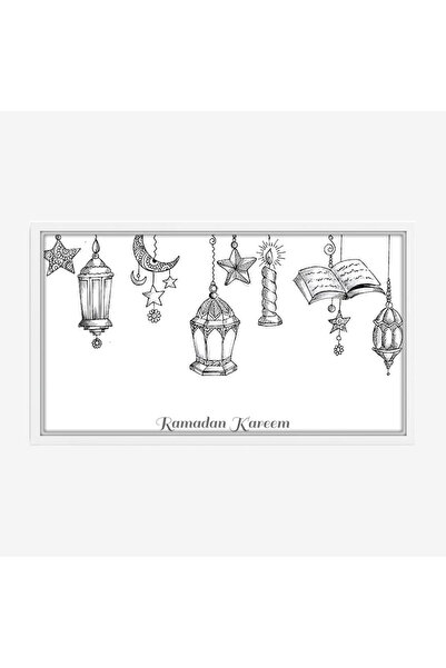 Tajridhome لوحة كانفاس رمضان - ديكور روحاني أنيق للبيت - لوحات رمضانية فخمة -...