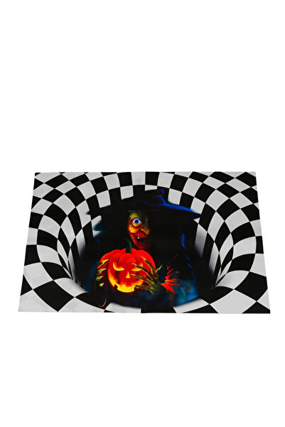 Other Halloween 3D Doormat - Witch Anti-Slip Mat, Polyester TPR, 40x60 cm