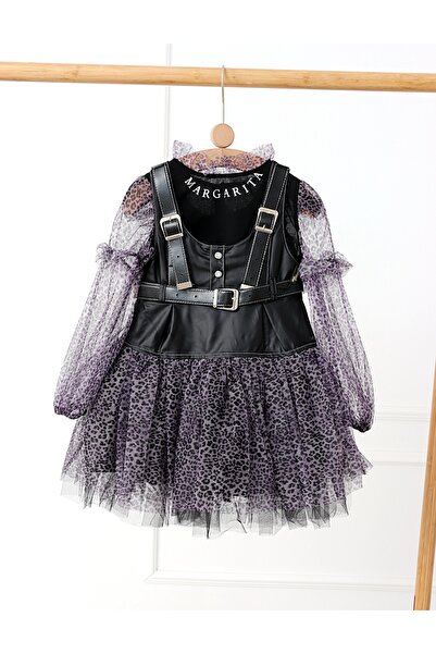 MiniKids Set Margarita rochita si bluzita cu mov 128 (7-8 ani)