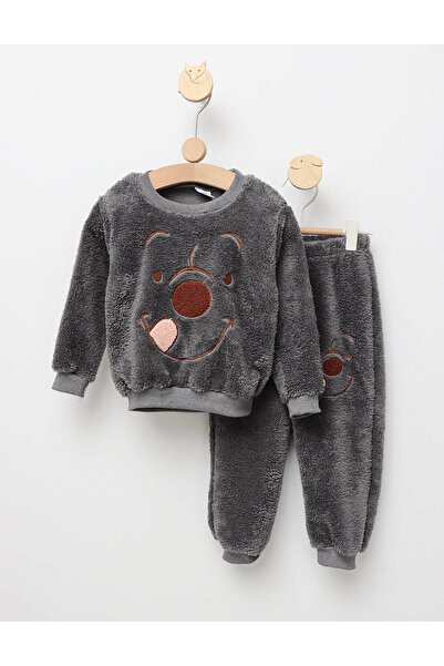 MiniKids Set 2 piese, winnie, model gri-inchis 122 (6-7 ani)