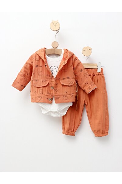 MiniKids Στολή Άγριου Ζώου, τούβλο 80 (9-12 μηνών)