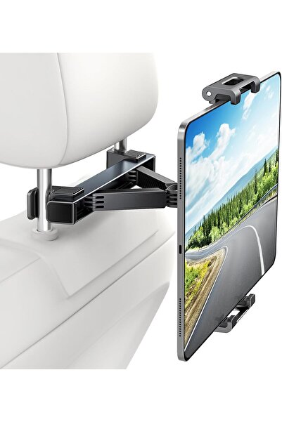 Other Car Headrest Tablet and Phone Holder - 360 Rotating, Retractable - 4.7-...