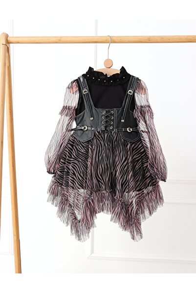 MiniKids Set Rebelde rochita si bluzita cu roz 152 (11-12 ani)