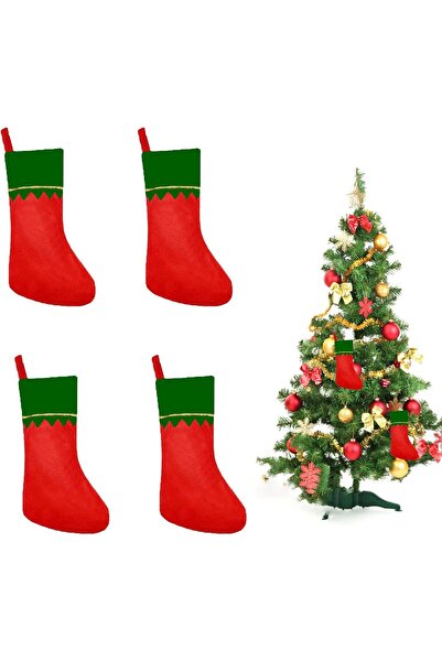Other Set 4 Șosete de Crăciun pentru Șemineu - Material Nețesut, Cadouri, 16 ...