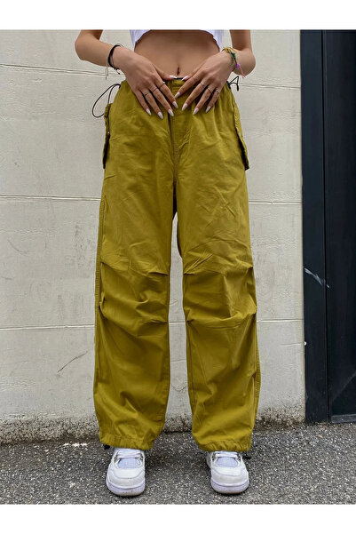 DAĞON'S Pantaloni tactici largi cu elastic