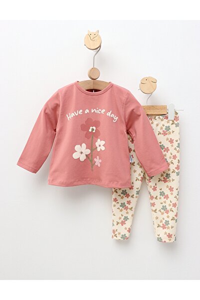 MiniKids Costumas Have a Nice Day roz-prafuit 92(18-24 luni)