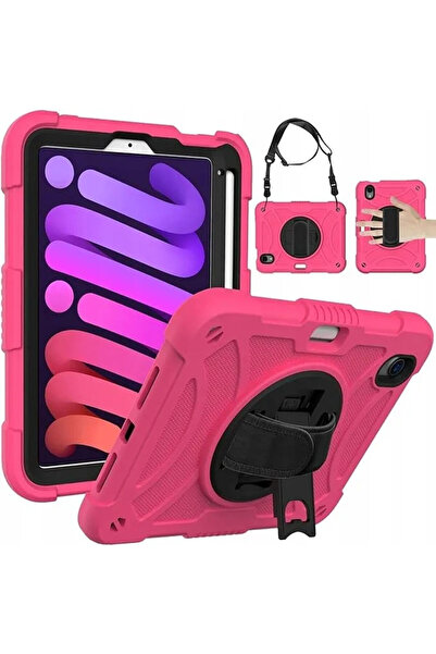 Other iPad Mini 6 8.3 2021 Case - 3 in 1 Protection, 360 Rotating Stand, Belt...