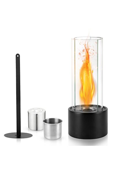 Other Bioethanol table fireplace - Metal and glass, Indoor and terrace, 16x40...