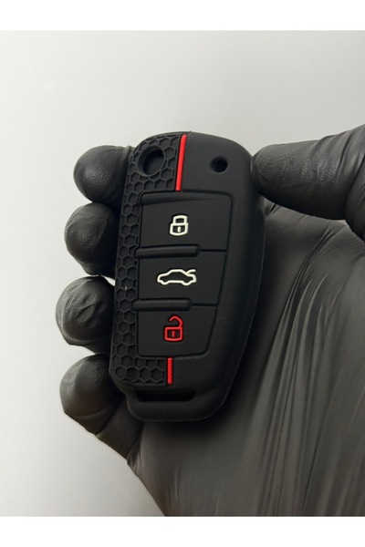 Mavi Keys Husă de protecție pentru telecomandă cu 3 butoane, model tip fagure...