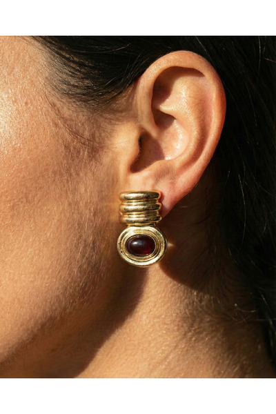LC JEWELRY العلامة التجارية نموذج الأقراط الصلب