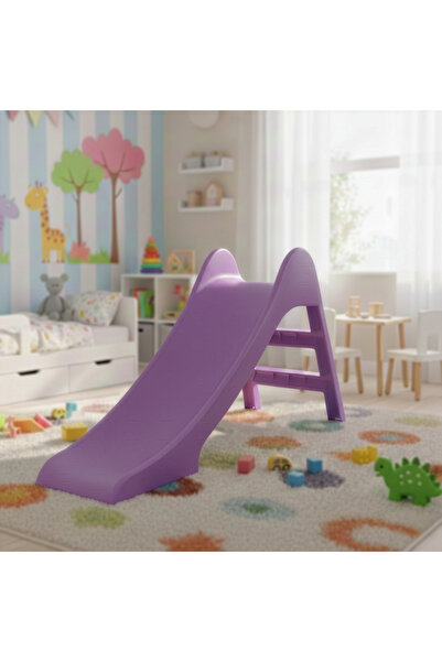 Fitness World children's slide with a streamlined design and rounded edges,st...