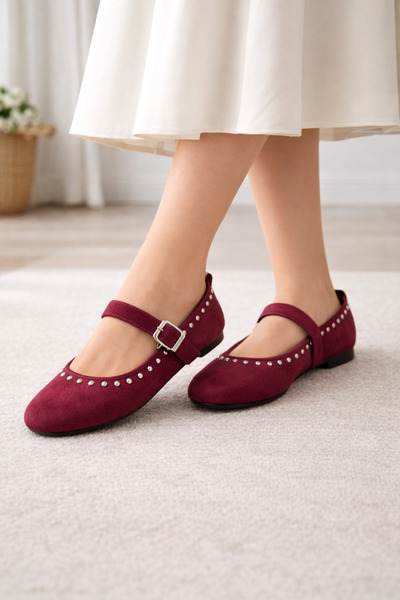 OXİ Women's Ballerinas with Thin Soles