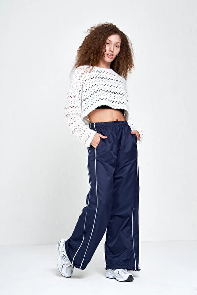 DAĞON'S Pantaloni de parașutism cu dungi duble