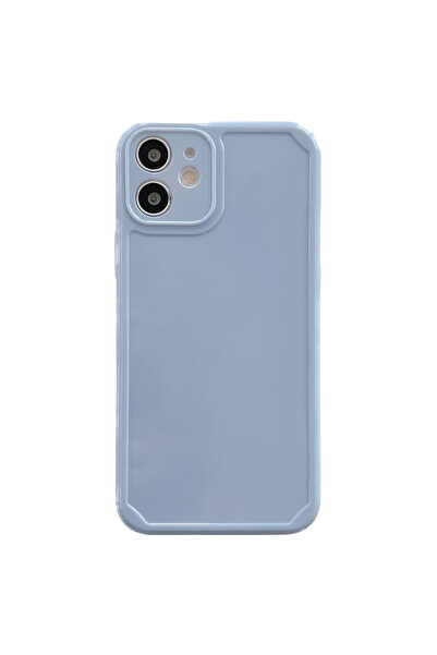 Other iPhone 12 Mini Case, Matte Silicone, Slim Protection, Raised Edges, Blue