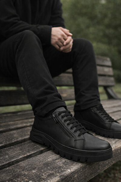 OXİ Men's Leather Daily Casual Shoes