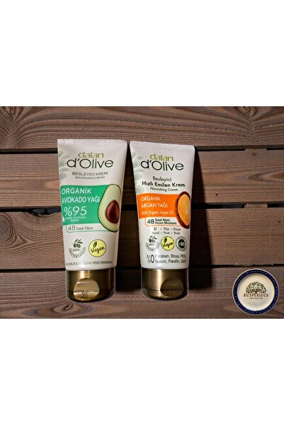 Dalan D'Olive 2-Piece Care Set - Argan & Avocado Nourishing Hand and Body Cre...