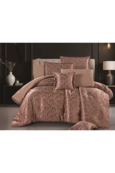 Gen Tech Single bedsheet set, 5 pieces, purple jacquard, royal microfiber