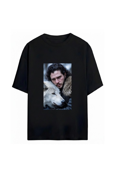 SVART WEAR Game of Thrones Printed Unisex Oversize T-Shirt