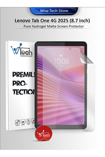 Wtech Lenovo Tab One 4G 2025 (8.7 inch) Premium Hydrogel Film Thin and Flexib...