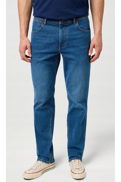 WRANGLER Blugi bărbătești, Wrangler, Greensboro, lungime normală, bumbac, fer...