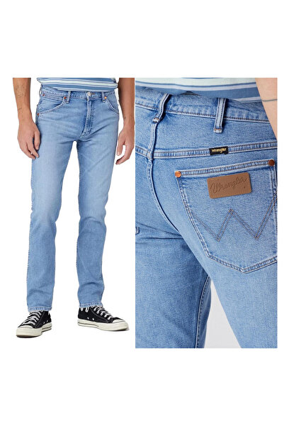 WRANGLER Blugi bărbătești, Wrangler, bumbac, lungime normală, fermoar, 5 buzu...