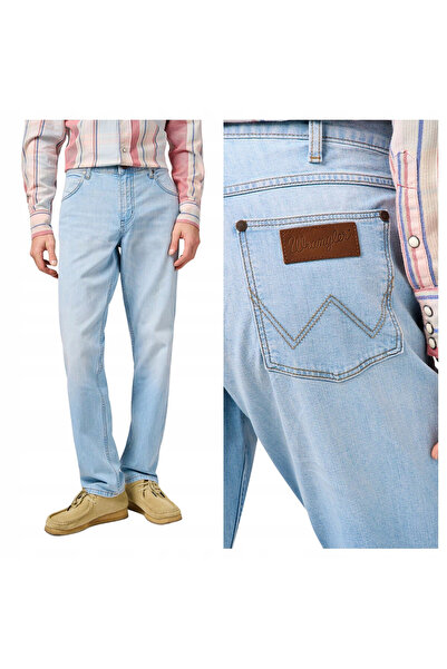 WRANGLER Blugi bărbătești, Wrangler, Greensboro, lungime normală, bumbac, fer...