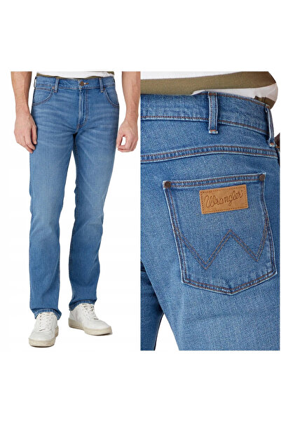 WRANGLER Blugi bărbătești, Wrangler, Greensboro, lungime normală, bumbac, fer...