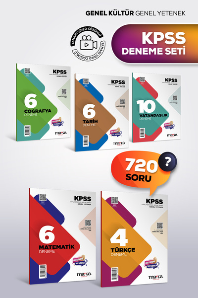 Marka Yayınları KPSS Genel Kültür Genel Yetenek | 32 Branş Deneme Seti | Tama...