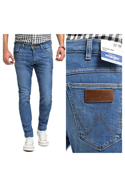 WRANGLER Blugi bărbătești, Wrangler, bumbac, lungime normală, fermoar, 5 buzu...
