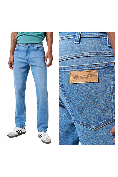 WRANGLER Blugi bărbătești, Wrangler, River, lungime normală, bumbac, fermoar,...