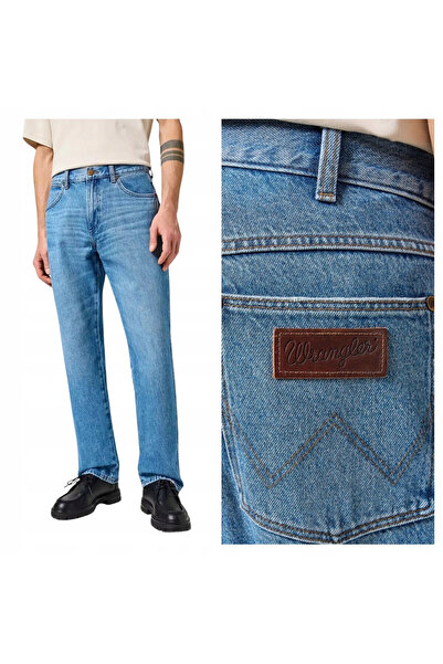 WRANGLER Blugi bărbătești, Wrangler, Frontier, lungime normală, bumbac, fermo...