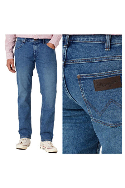 WRANGLER Blugi bărbătești, Wrangler, bumbac, lungime normală, fermoar, 5 buzu...