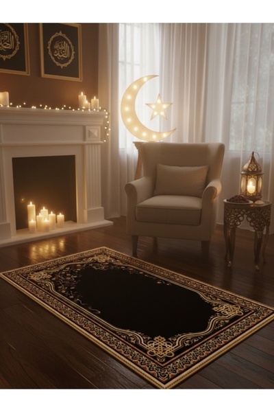 Pammuks Kalın ve Kaymayan Seccade – 6mm Sünger Destekli Yıkanabilir Namazlık