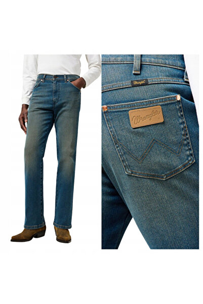 WRANGLER Blugi bărbătești, Wrangler, Wrancher, lungime normală, bumbac, fermo...